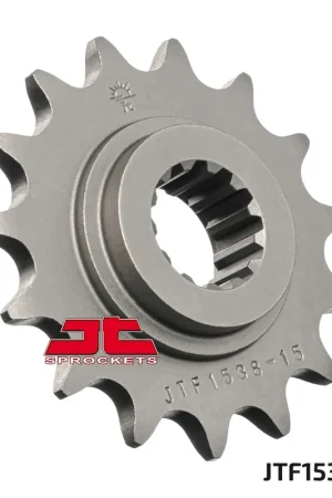 JT SPROCKETS - FRONT STEEL 15T, 520 - Sprockets - Geschikt voor Kawasaki Z 750 en Z 800 Modern